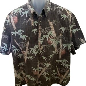 TORI RICHARD Honolulu Aloha Hawaiian Tropical Collared Shirt Men 2XL XXL